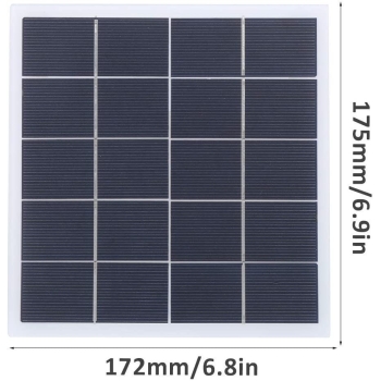 Przenośny panel słoneczny z polikryształu 4W 5V [12200000205]